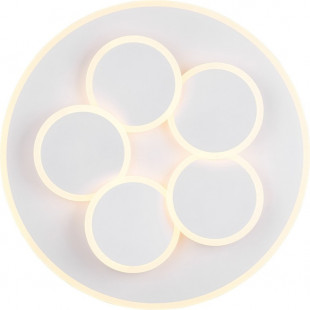 Plafon retro z pilotem Mandala LED 49cm biały mat Trio