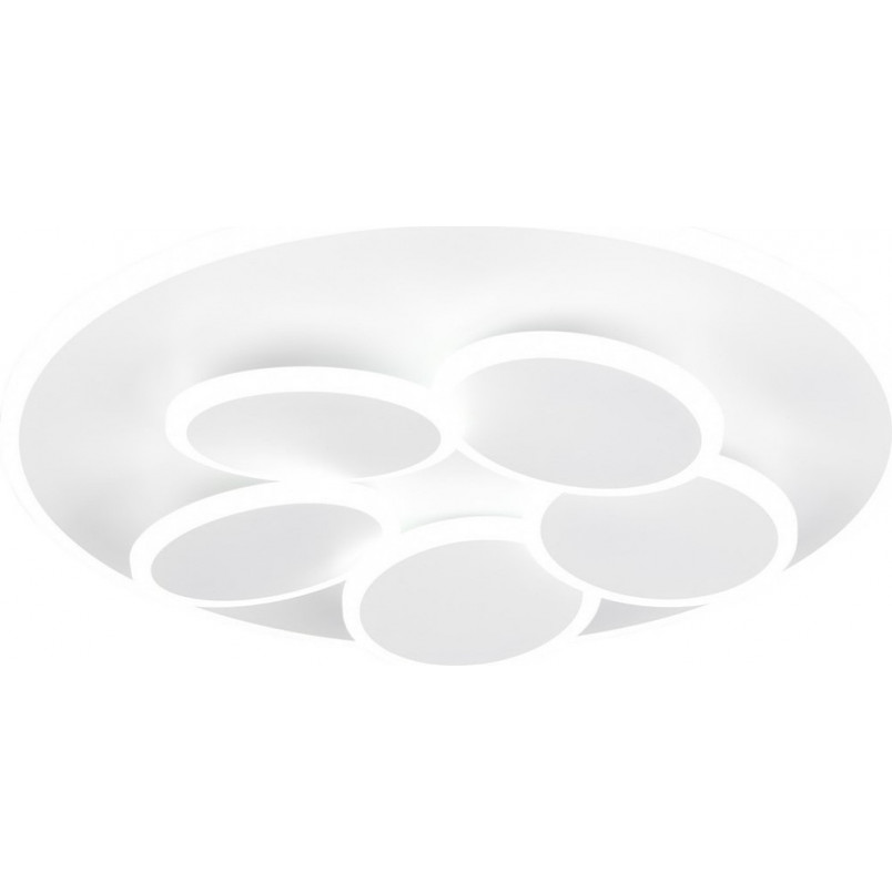 Plafon retro z pilotem Mandala LED 49cm biały mat Trio