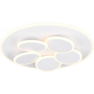 Plafon retro z pilotem Mandala LED 49cm biały mat Trio