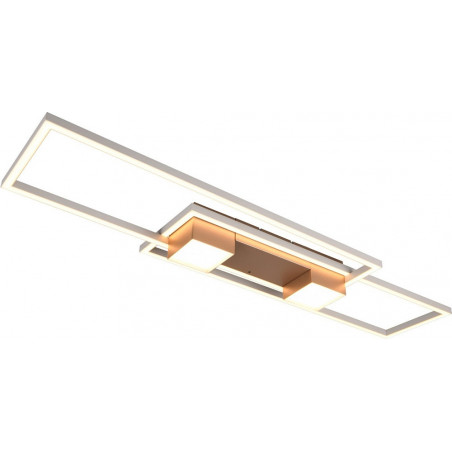 Plafon nowoczesny z pilotem Albany LED 100cm kawowy Trio