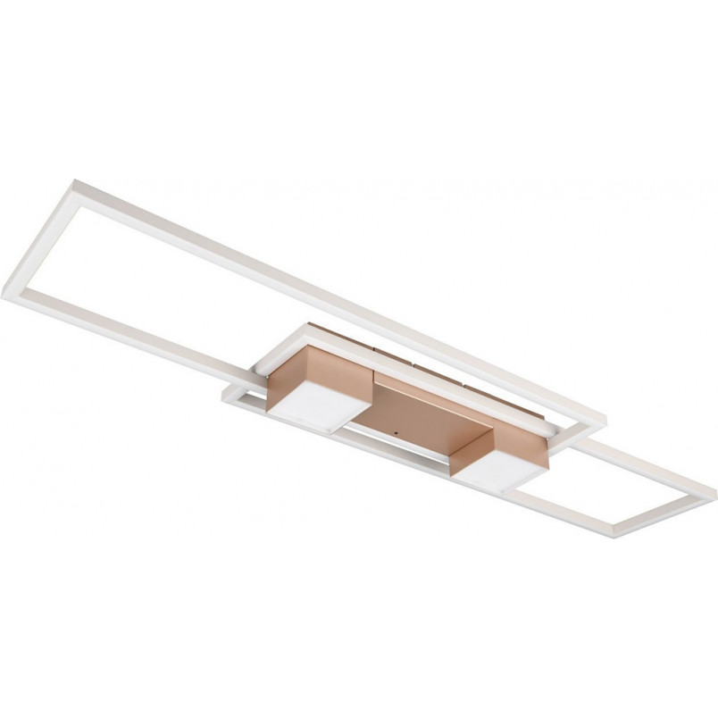 Plafon nowoczesny z pilotem Albany LED 100cm kawowy Trio