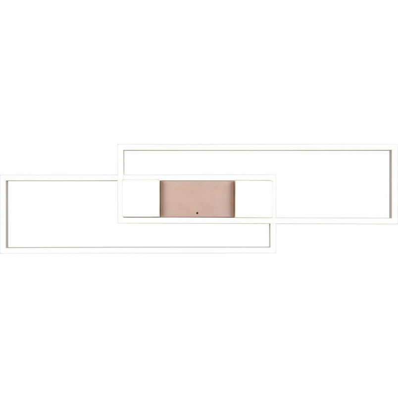 Plafon nowoczesny z pilotem Albany LED 100cm kawowy Trio
