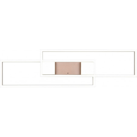 Plafon nowoczesny z pilotem Albany LED 100cm kawowy Trio