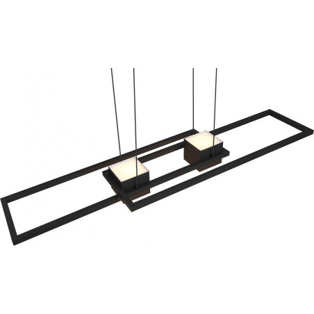Lampa wisząca nowoczesna z pilotem Albany LED 100cm czarny mat Trio