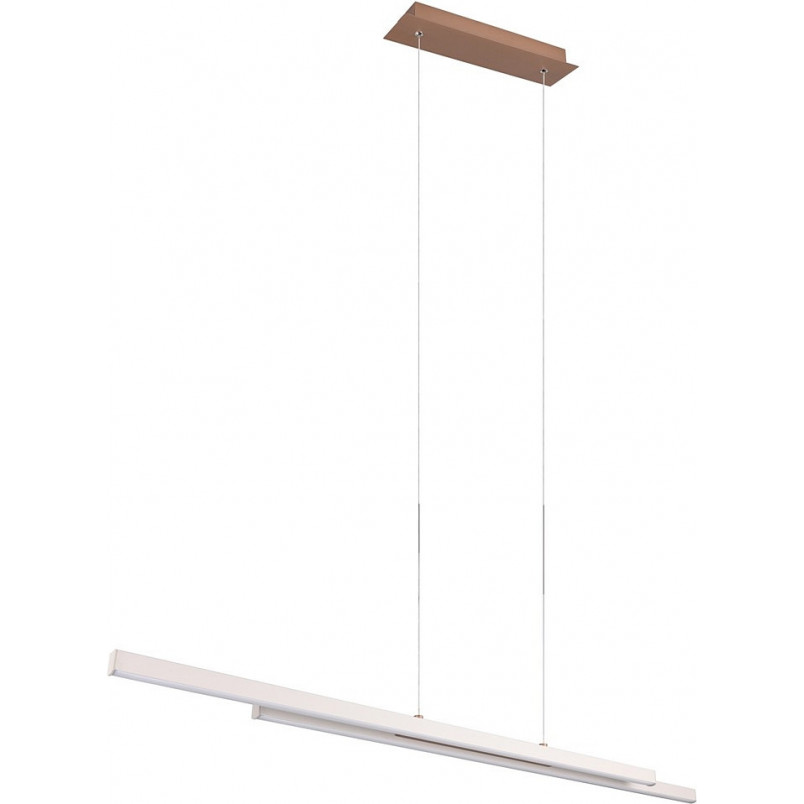 Lampa wisząca podłużna Odio LED 3000K 110cm szara Reality
