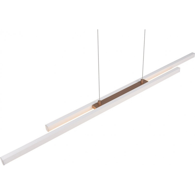 Lampa wisząca podłużna Odio LED 3000K 110cm szara Reality