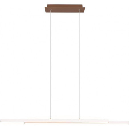 Lampa wisząca podłużna Odio LED 3000K 110cm szara Reality