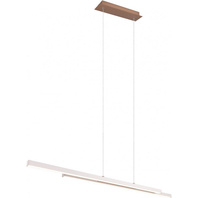 Lampa wisząca podłużna Odio LED 3000K 110cm szara Reality