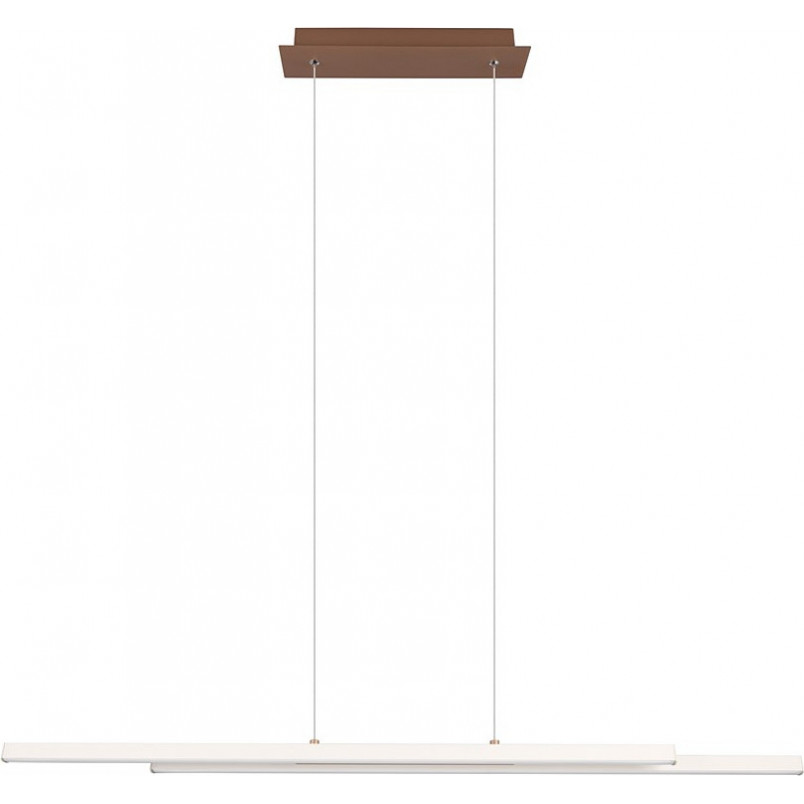 Lampa wisząca podłużna Odio LED 3000K 110cm szara Reality