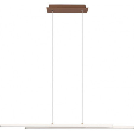 Lampa wisząca podłużna Odio LED 3000K 110cm szara Reality
