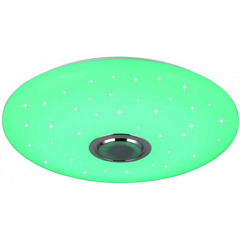 Plafon nowoczesny z pilotem i głośnikiem Musica LED 58cm biały Reality
