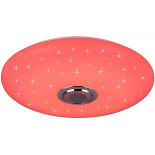 Plafon nowoczesny z pilotem i głośnikiem Musica LED 58cm biały Reality