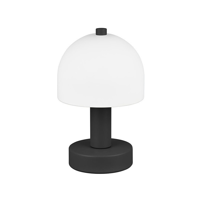 Lampka nocna retro Glenn opal / czarny mat Reality