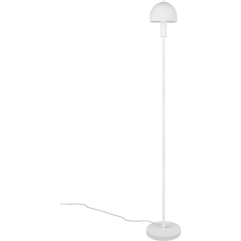 Lampa podłogowa szklany klosz retro Glenn 120cm opal / biały mat Reality