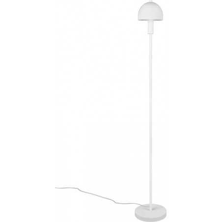 Lampa podłogowa szklany klosz retro Glenn 120cm opal / biały mat Reality