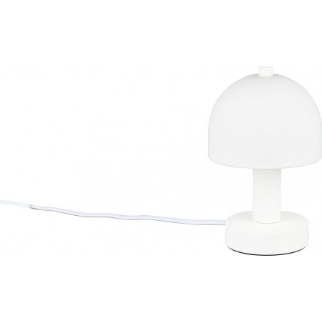 Lampka nocna retro Glenn opal / biały mat Reality