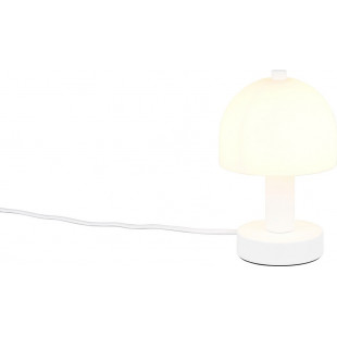 Lampka nocna retro Glenn opal / biały mat Reality