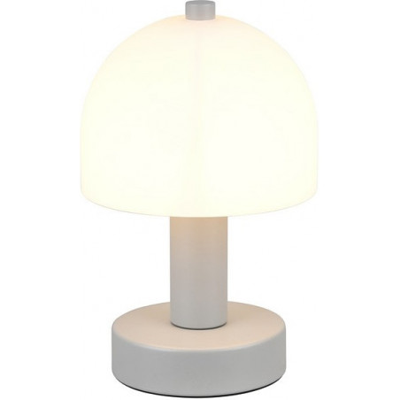 Lampka nocna retro Glenn opal / ciemny szary Reality