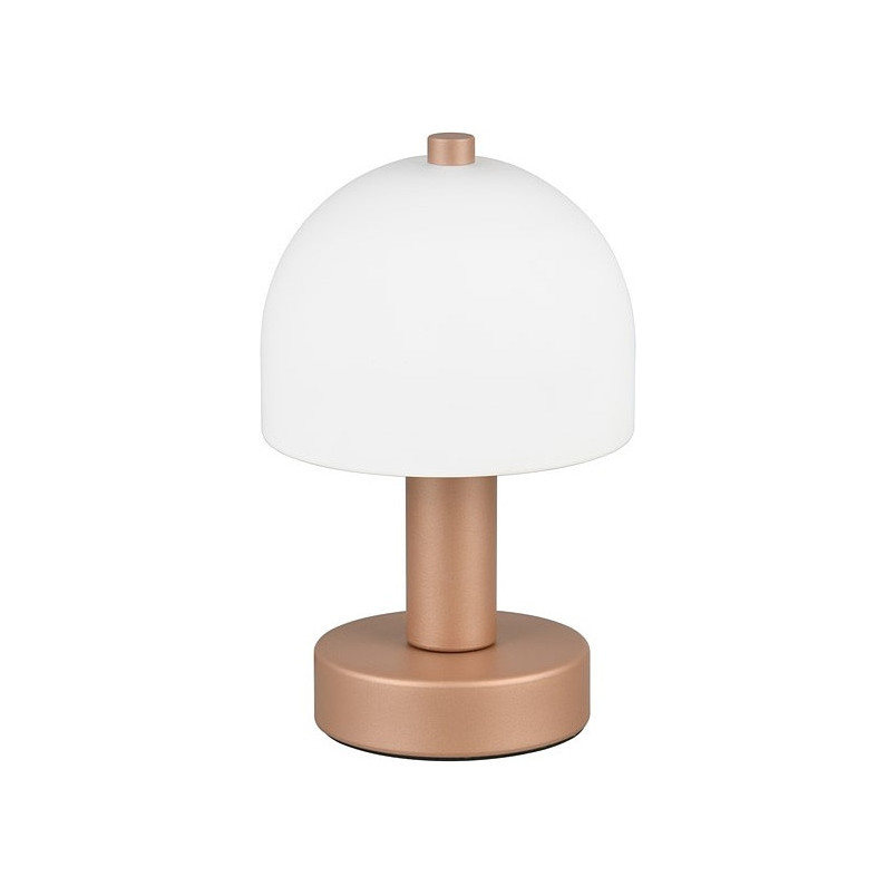 Lampka nocna retro Glenn opal / brąz Reality