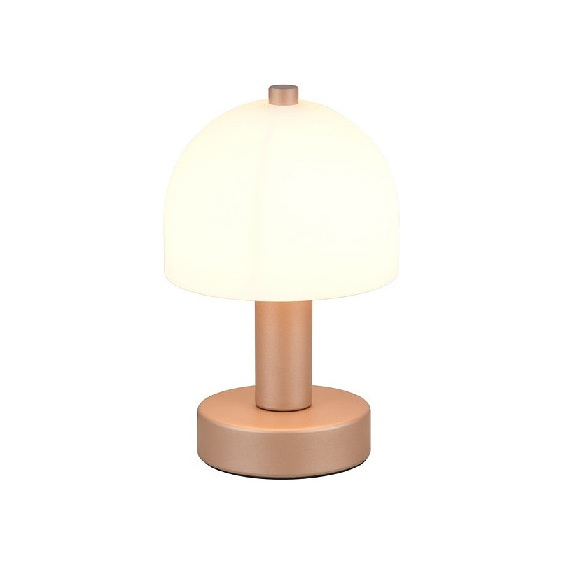 Lampka nocna retro Glenn opal / brąz Reality