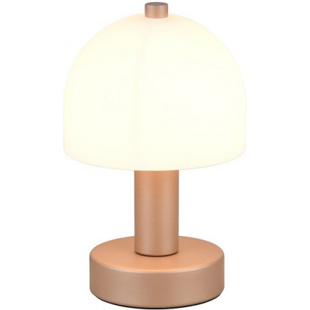 Lampka nocna retro Glenn opal / brąz Reality