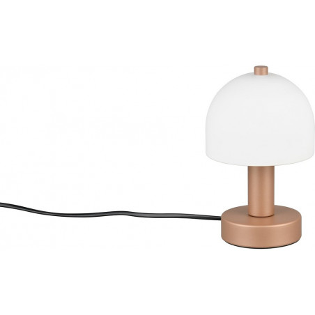 Lampka nocna retro Glenn opal / brąz Reality
