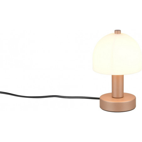 Lampka nocna retro Glenn opal / brąz Reality