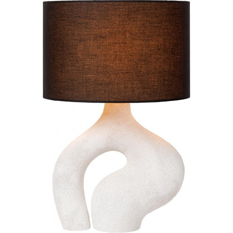 Lampa stołowa japadni z abażurem Forma czarno-biała Lucide Lampa stołowa japadni z abażurem Forma czarno-biała Lucide