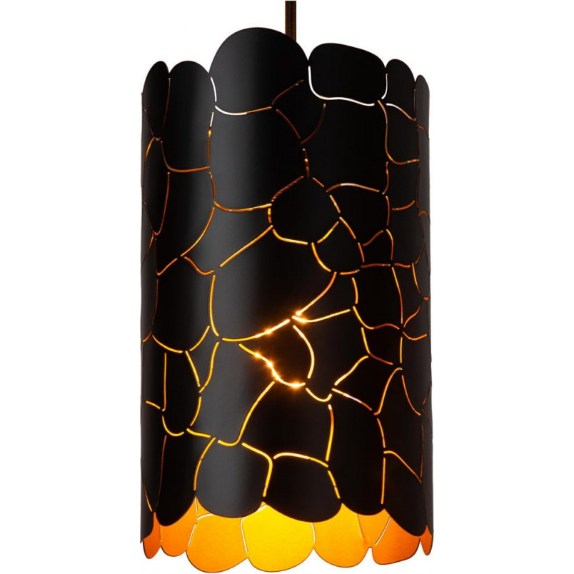 Lampa wisząca dekoracyjna na listwie Almelo III 92cm czarny / matowe złoto / mosiądz Lucide