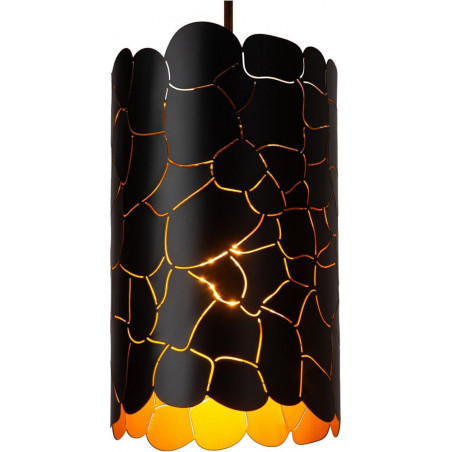 Lampa wisząca dekoracyjna na listwie Almelo III 92cm czarny / matowe złoto / mosiądz Lucide