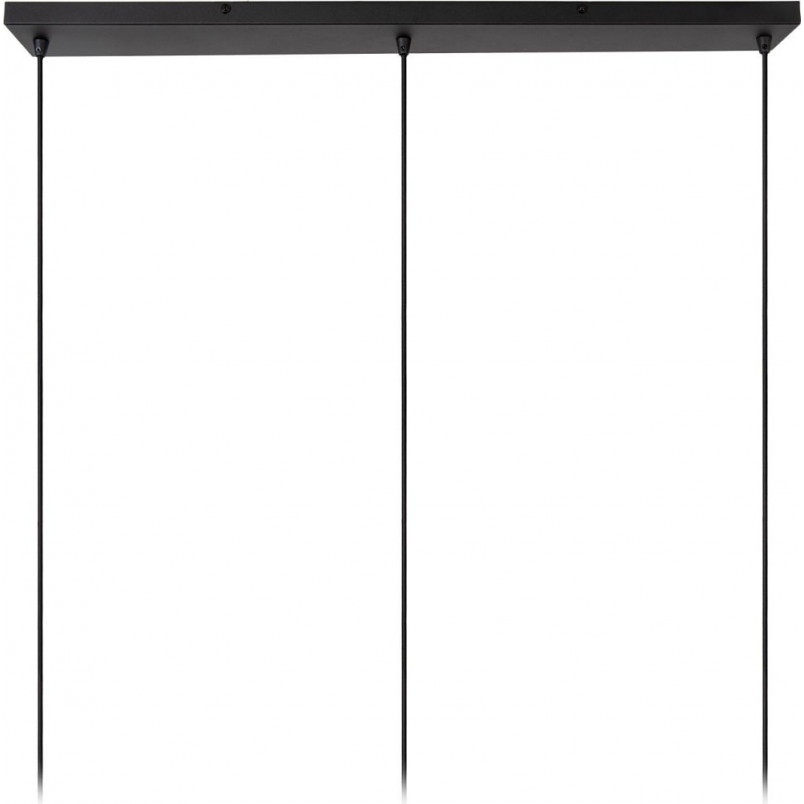 Lampa wisząca loft z półkami Circle 104cm czarno-złota Lucide