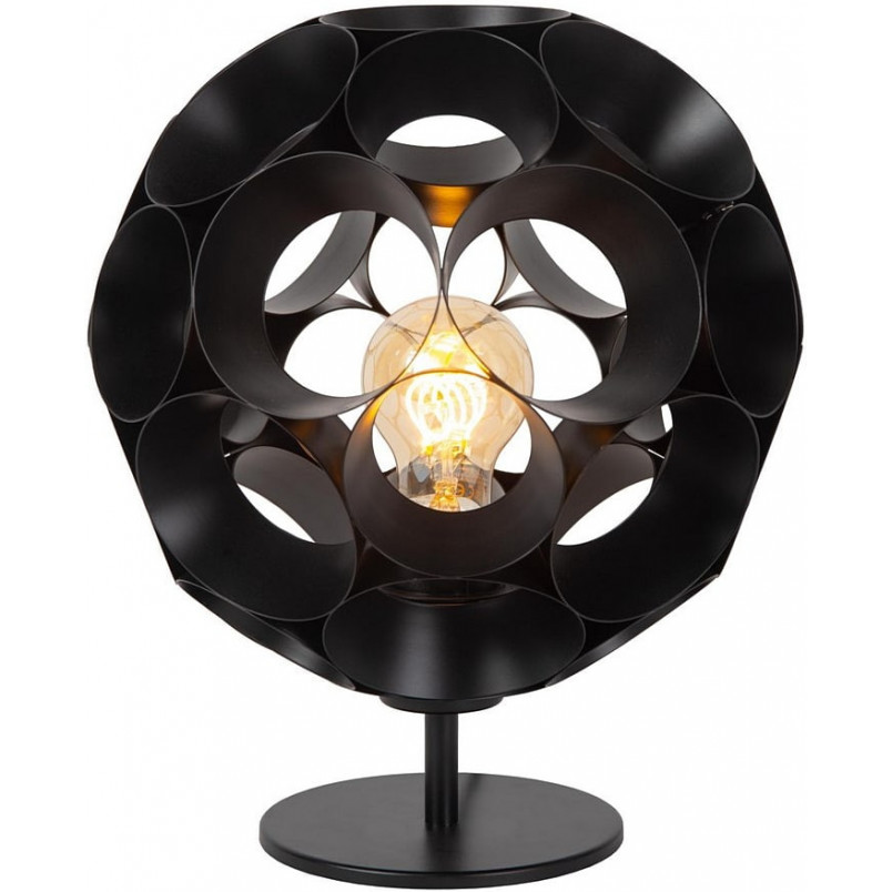 Lampa stołowa kula modern Hannelore 25cm czarna Lucide