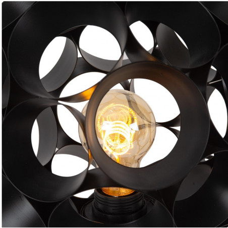 Lampa stołowa kula modern Hannelore 25cm czarna Lucide