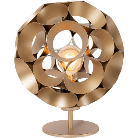 Lampa stołowa kula modern Hannelore 25cm matowe złoto / mosiądz Lucide