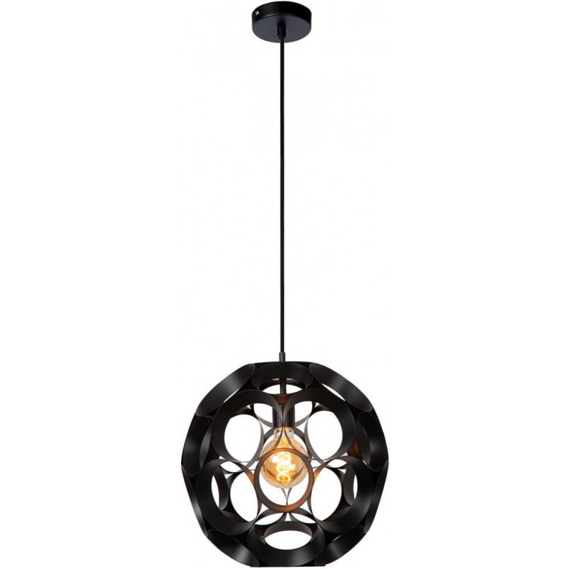 Lampa wisząca kula modern Hannelore 40cm czarna Lucide