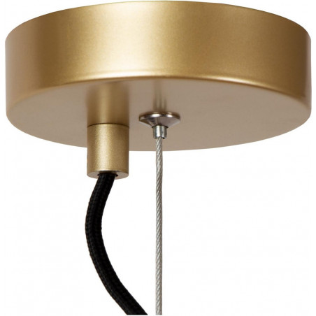 Lampa wisząca kula modern Hannelore 40cm matowe złoto / mosiądz Lucide