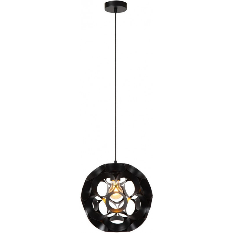 Lampa wisząca kula modern Hannelore 30cm czarna Lucide