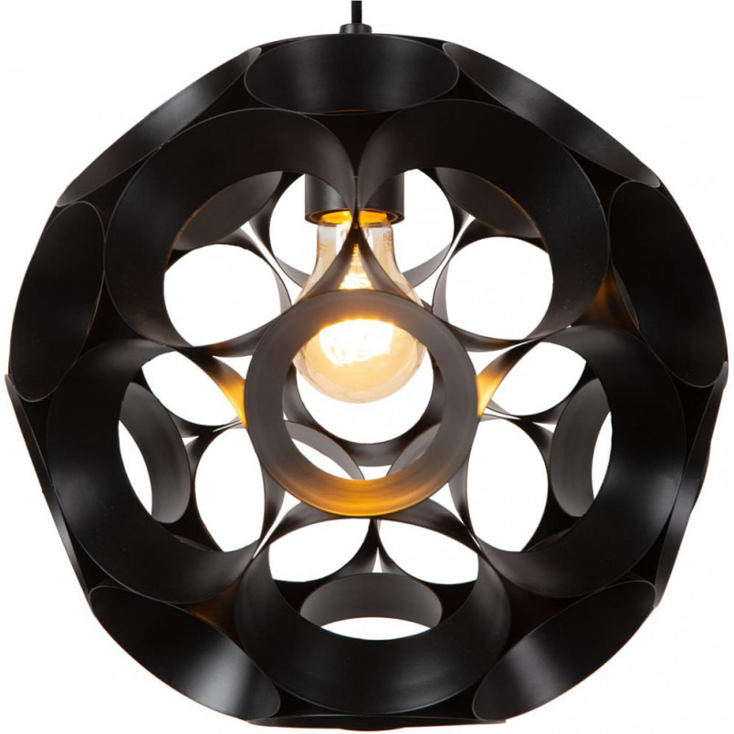 Lampa wisząca kula modern Hannelore 30cm czarna Lucide