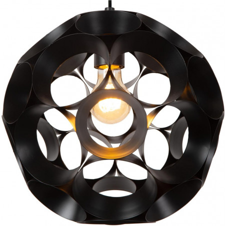 Lampa wisząca kula modern Hannelore 30cm czarna Lucide
