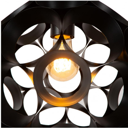 Lampa wisząca kula modern Hannelore 30cm czarna Lucide