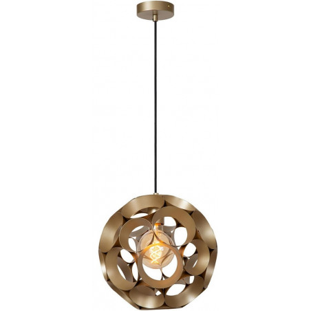 Lampa wisząca kula modern Hannelore 30cm matowe złoto / mosiądz Lucide