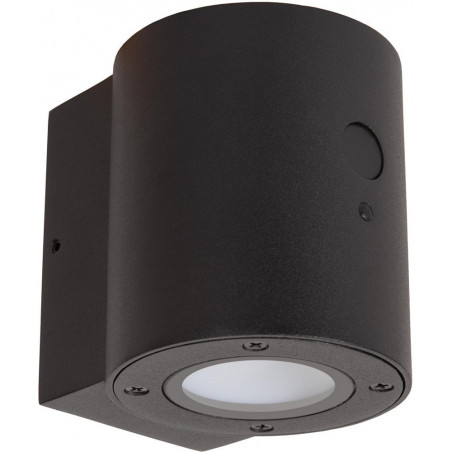 Kinkiet solarny z czujnikiem zmierzchu Perth LED czarny Lucide