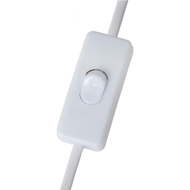 Lampa stołowa ceramiczna ze szklaną kulą Figaro 12cm H53,5cm opal / szary Lucide