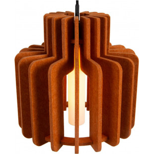 Lampa wisząca filcowa Rollo 40cm terracotta Lucide