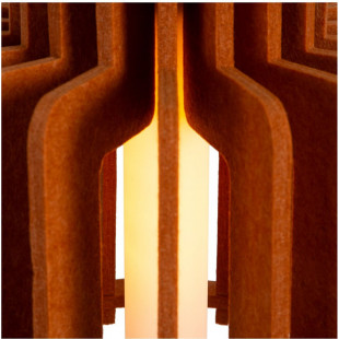 Lampa wisząca filcowa Rollo 40cm terracotta Lucide