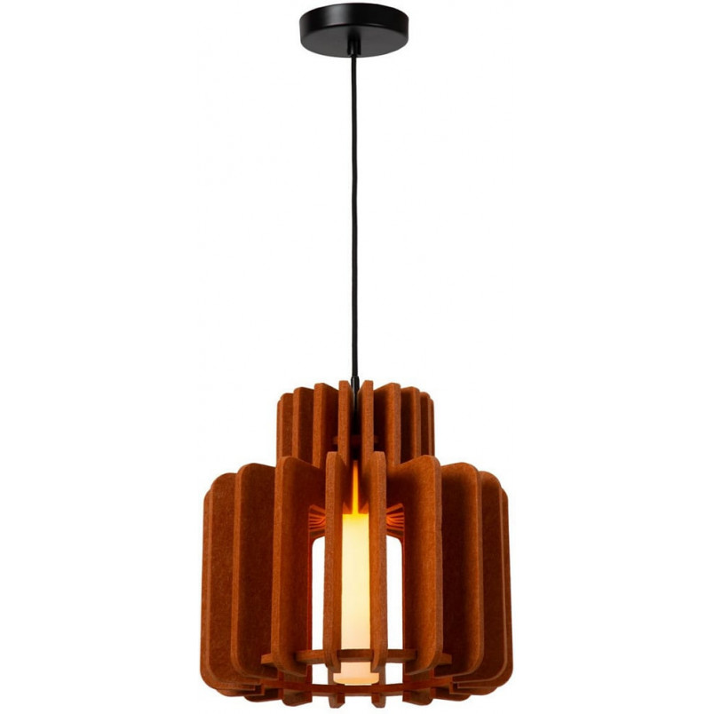 Lampa wisząca filcowa Rollo 40cm terracotta Lucide