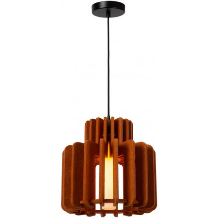 Lampa wisząca filcowa Rollo 40cm terracotta Lucide