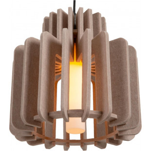 Lampa wisząca filcowa Rollo 40cm taupe Lucide