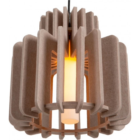 Lampa wisząca filcowa Rollo 40cm taupe Lucide