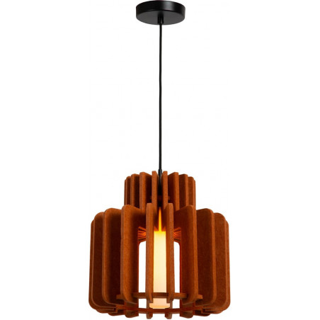 Lampa wisząca filcowa Rollo 31cm terracotta Lucide